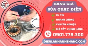 Bảng giá sửa quạt điện lạnh Điện lạnh Anh Thắng