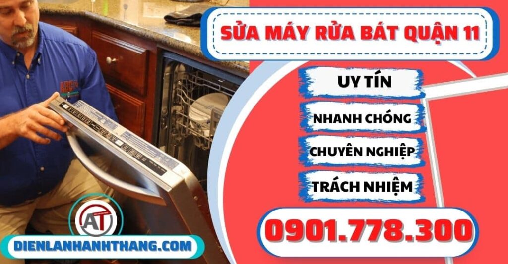 Sửa máy rửa bát quận 11 - Điện lạnh Anh Thắng