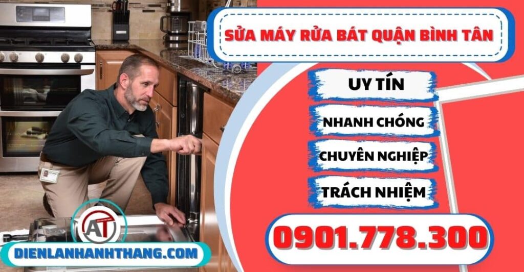 Sửa máy rửa bát quận Bình tân - Điện lạnh Anh Thắng