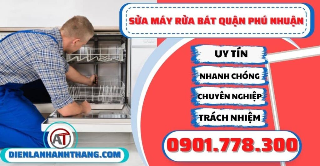 Sửa máy rửa bát quận Phú nhuận - Điện lạnh Anh Thắng