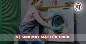 Vệ sinh máy giặt cửa trước Điện lạnh Anh Thắng