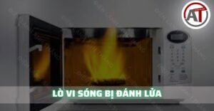 Lò vi sóng bị đánh lửa Điện lạnh Anh Thắng