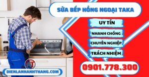 Sửa bếp hồng ngoại Taka - Điện lạnh Anh Thắng