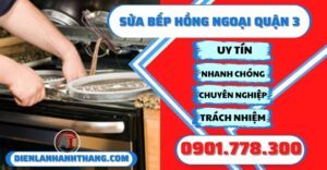 Sửa bếp hồng ngoại quận 3 - Điện lạnh Anh Thắng