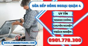 Sửa bếp hồng ngoại quận 4 - Điện lạnh Anh Thắng