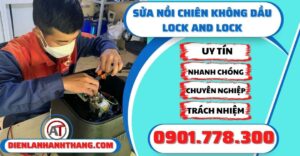 Sửa nồi chiên không dầu Lock and lock - Điện lạnh Anh Thắng
