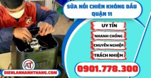 Sửa nồi chiên không dầu quận 11 - Điện lạnh Anh Thắng