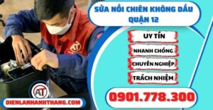 Sửa nồi chiên không dầu quận 12 - Điện lạnh Anh Thắng