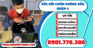 Sửa nồi chiên không dầu quận 4 - Điện lạnh Anh Thắng