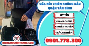 Sửa nồi chiên không dầu quận Tân bình - Điện lạnh Anh Thắng