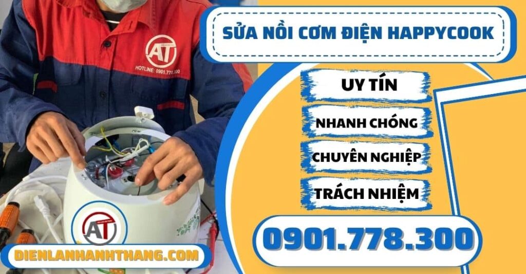 Sửa nồi cơm điện Happycook - Điện lạnh Anh Thắng