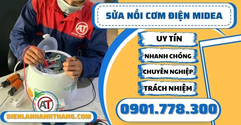 Sửa nồi cơm điện Midea - Điện lạnh Anh Thắng