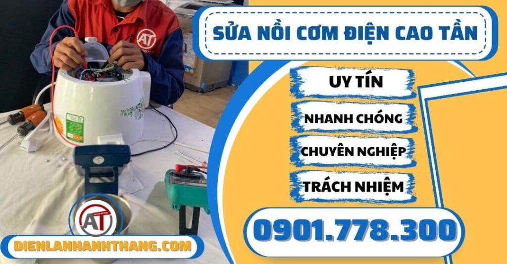 Sửa nồi cơm điện cao tần - Điện lạnh Anh Thắng