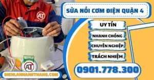 Sửa nồi cơm điện quận 4 - Điện lạnh Anh Thắng