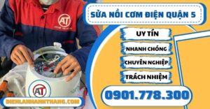 Sửa nồi cơm điện quận 5 - Điện lạnh Anh Thắng