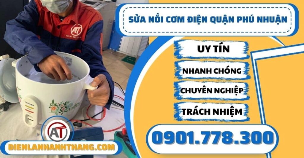 Sửa nồi cơm điện quận Phú Nhuận - Điện lạnh Anh Thắng