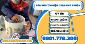 Sửa nồi cơm điện quận Phú Nhuận - Điện lạnh Anh Thắng