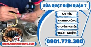 Sửa quạt điện quận 7 - Điện lạnh Anh Thắng