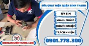 Sửa quạt điện quận Bình thạnh - Điện lạnh Anh Thắng