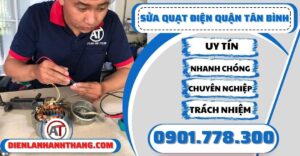 Sửa quạt điện quận Tân bình - Điện lạnh Anh Thắng