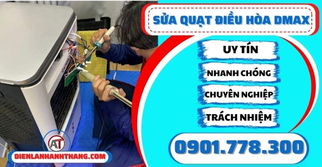 sửa quạt điều hòa dmax Điện lạnh Anh Thắng