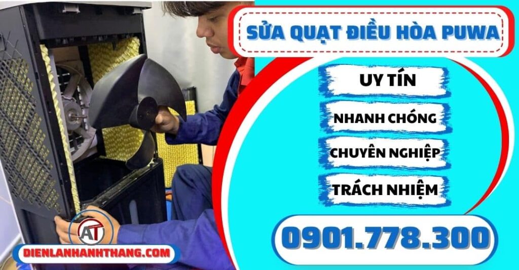 sửa quạt điều hòa puwa Điện lạnh Anh Thắng
