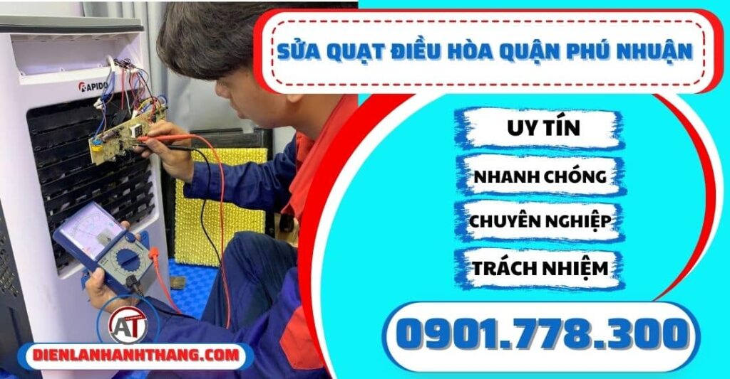 sửa quạt điều hòa quận phú nhuận Điện lạnh Anh Thắng