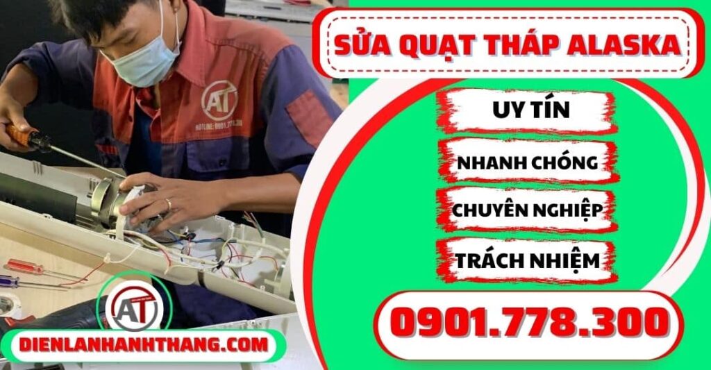 Sửa quạt tháp Alaska - Điện lạnh Anh Thắng