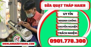 Sửa quạt tháp Haier - Điện lạnh Anh Thắng