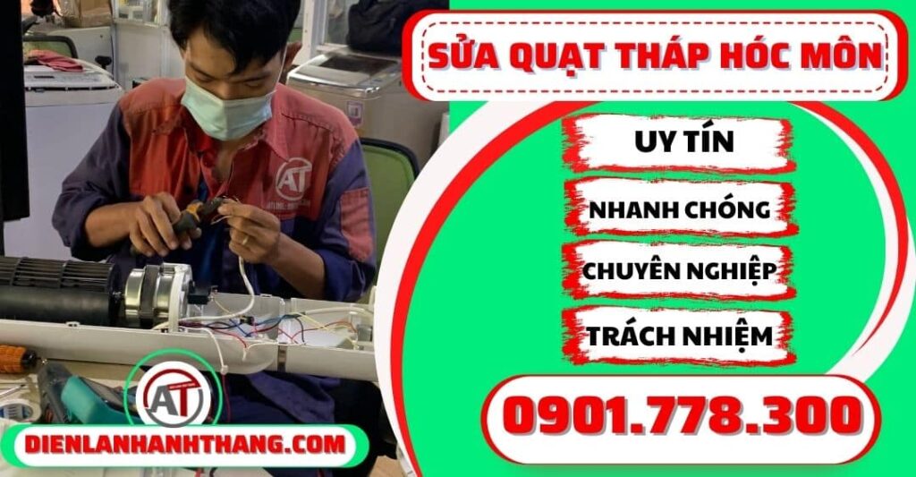 Sửa quạt tháp hóc môn - Điện lạnh Anh Thắng