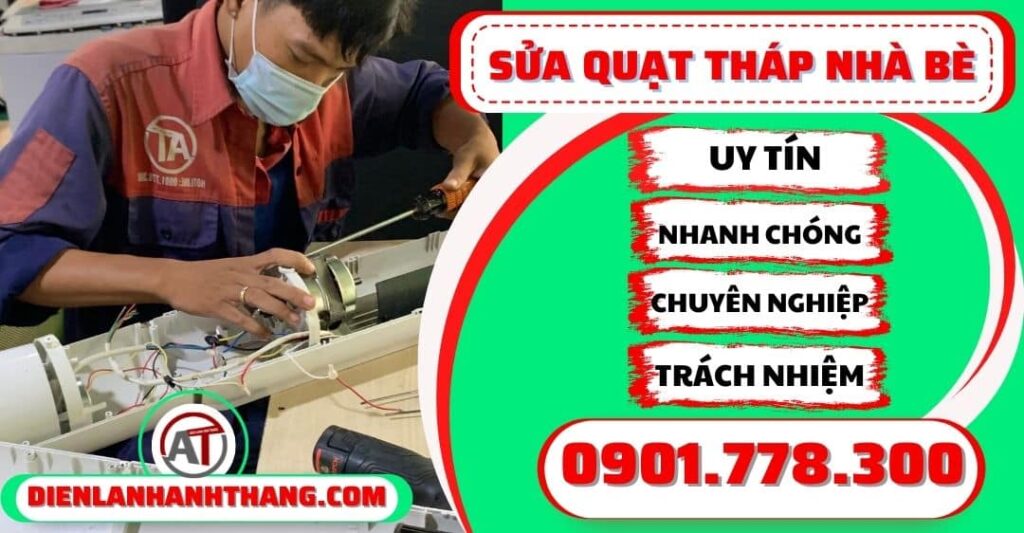 Sửa quạt tháp Nhà bè - Điện lạnh Anh Thắng