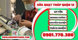 Sửa quạt tháp quận 12 - Điện lạnh Anh Thắng