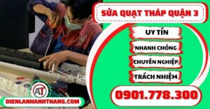Sửa quạt tháp quận 3 - Điện lạnh Anh Thắng