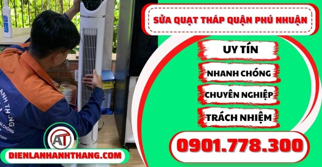 Sửa quạt tháp quận phú nhuận - Điện lạnh Anh Thắng