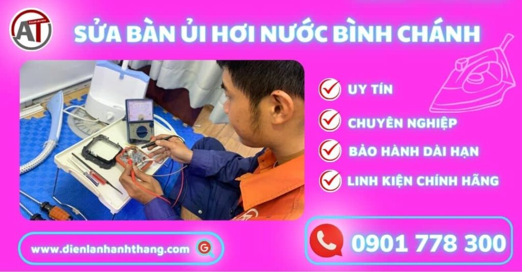 Sửa bàn ủi hơi nước bình chánh Điện lạnh Anh Thắng