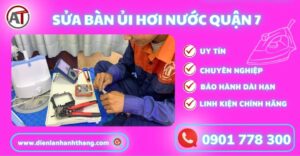 Sửa bàn ủi hơi nước quận 7 Điện lạnh Anh Thắng