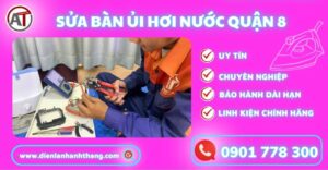Sửa bàn ủi hơi nước quận 8 Điện lạnh Anh Thắng