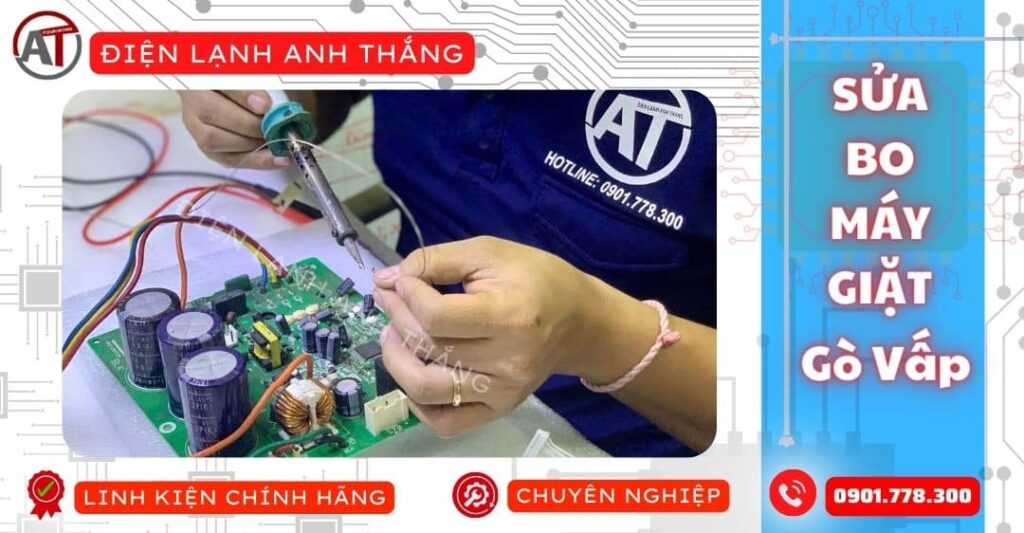 Sửa bo máy giặt gò vấp Điện lạnh Anh Thắng