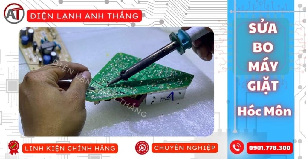Sửa bo máy giặt hóc môn Điện lạnh Anh Thắng