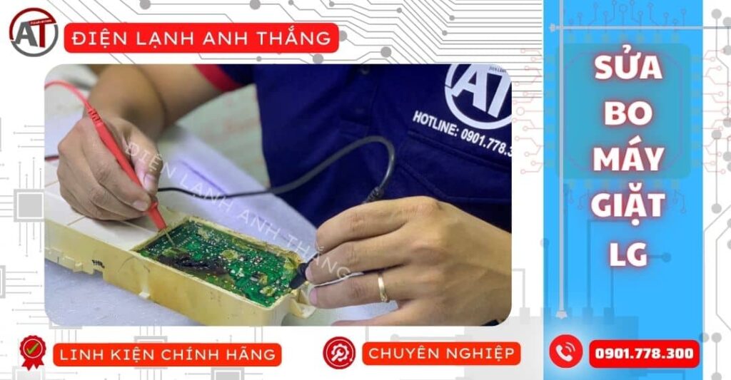 Sửa bo máy giặt lg Điện lạnh Anh Thắng