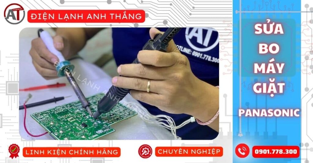 Sửa bo máy giặt panasonic Điện lạnh Anh Thắng