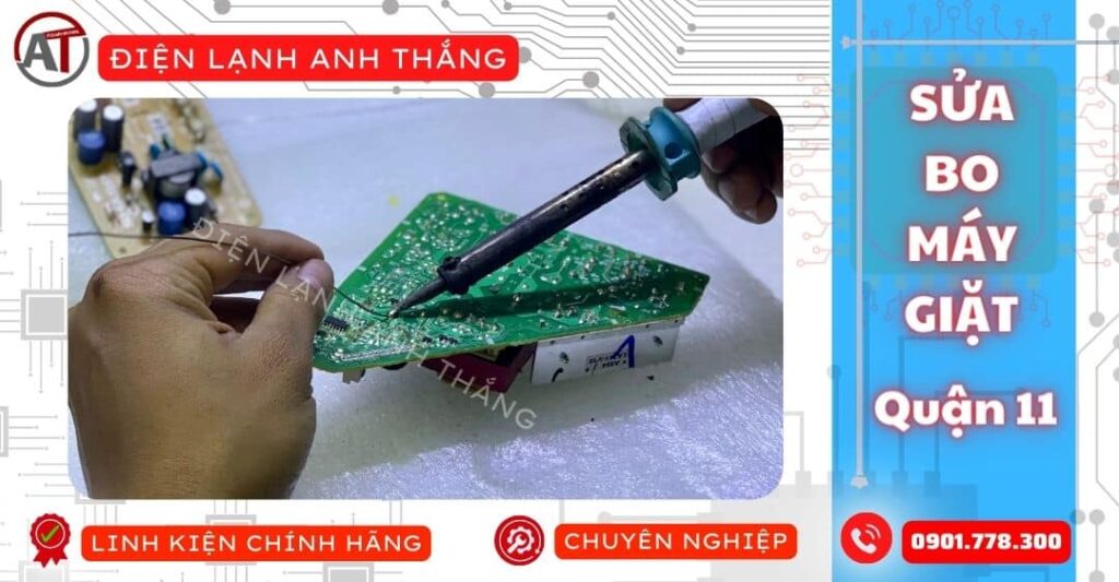 Sửa bo máy giặt quận 11 Điện lạnh Anh Thắng