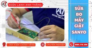Sửa bo máy giặt Sanyo Điện lạnh Anh Thắng