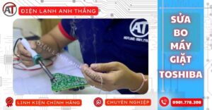 Sửa bo máy giặt toshiba Điện lạnh Anh Thắng