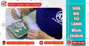 Sửa bo tủ lạnh bình chánh Điện lạnh Anh Thắng