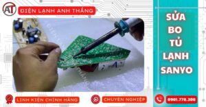 Sửa bo tủ lạnh sanyo Điện lạnh Anh Thắng