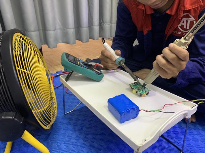 Sửa chữa quạt tích điện tphcm Điện lạnh Anh Thắng