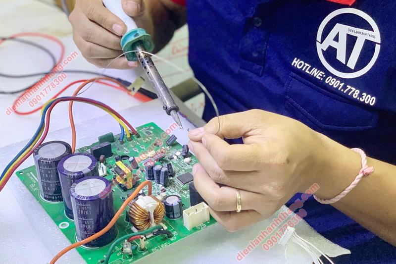 Sửa đồ điện 110v cắm nhầm 220v tphcm Điện lạnh Anh Thắn