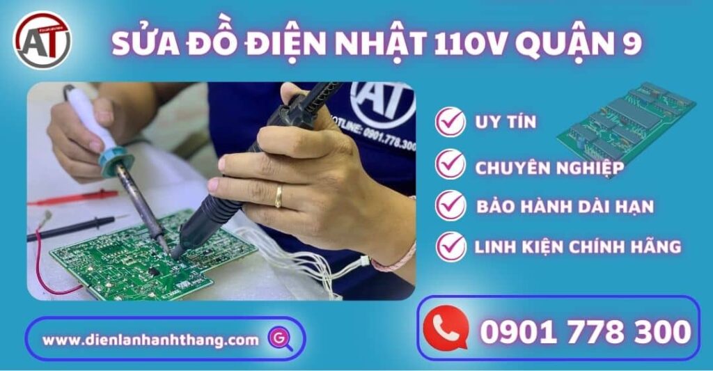 Sửa đồ điện nhật 110v quận 9 Điện lạnh Anh Thắng
