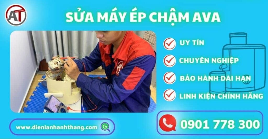 sửa máy ép chậm ava Điện lạnh Anh Thắng